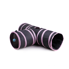 Precio de fábrica Kitty Toys Fácilmente Tubo para mascotas plegable Nuevo diseño 3 Way Cat Tunnel